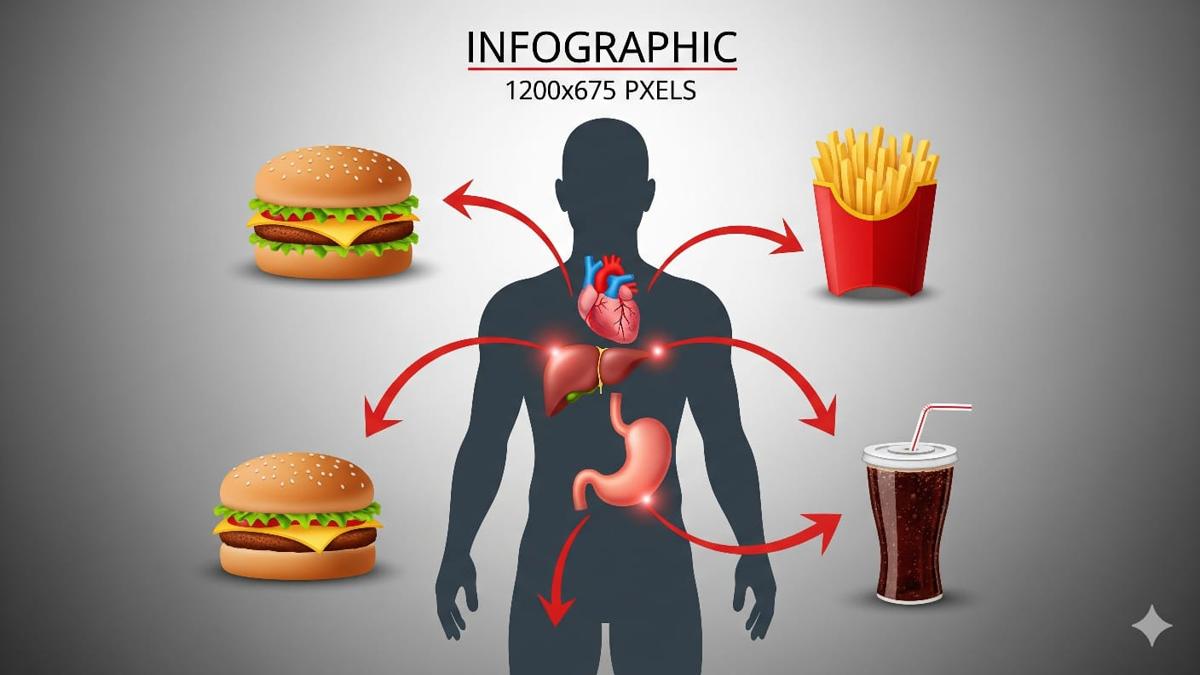फास्ट फूड - एक स्लो प्वाइजन है